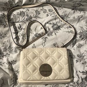 Kate spade cream colored crossbody purse